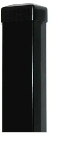 Słupek ogrodzeniowy czarny 60x40 mm H2600