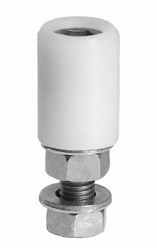 Rolka prowadząca tworzywowa na śrubie FI 25 mm