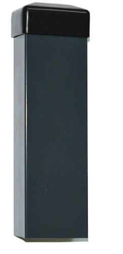 Słupek ogrodzeniowy grafitowy 60x40 mm H2600