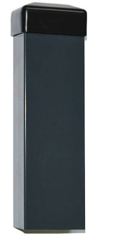 Słupek ogrodzeniowy grafitowy 60x40 mm H2600