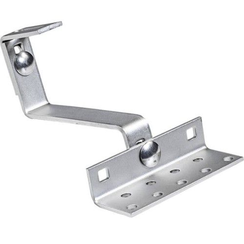 Uchwyt hakowy podwójnie regulowany L120 kątownik do fotowoltaiki