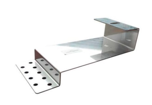 Uchwyt hakowy regulowany karpiówka szeroka do fotowoltaiki 240 mm