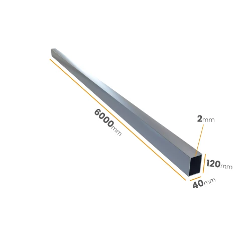 Profil ocynkowany 120x40x2x6000 szew napylany