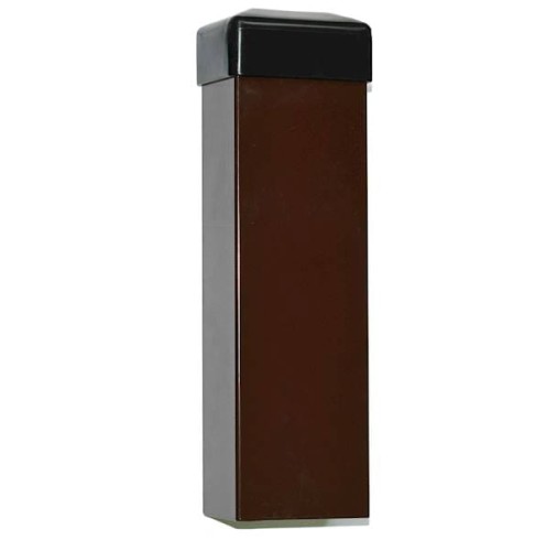 Słupek ogrodzeniowy brązowy 60x40 mm H2000