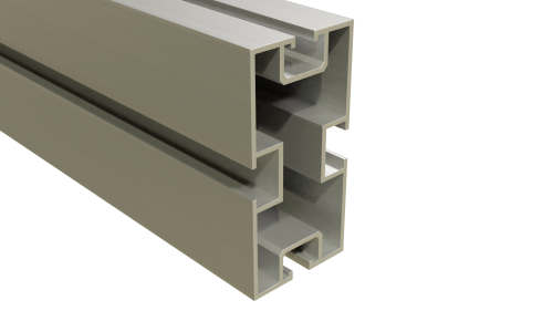Profil aluminiowy 4,30 fotowoltaika PV 80x40 mocny