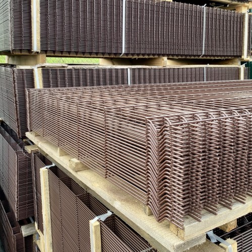 Panel ogrodzeniowy brązowy Fi4 1030x2500 mm