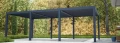 Pergola Aluminiowa 4x4m Tarasowa Ogrodowa Grafit RAL 7016 Nowoczesna