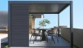 Pergola Aluminiowa 4x4m Tarasowa Ogrodowa Grafit RAL 7016 Nowoczesna