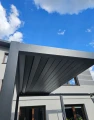 Pergola Aluminiowa 4x4m Tarasowa Ogrodowa Grafit RAL 7016 Nowoczesna