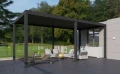Pergola Aluminiowa 4x4m Tarasowa Ogrodowa Grafit RAL 7016 Nowoczesna