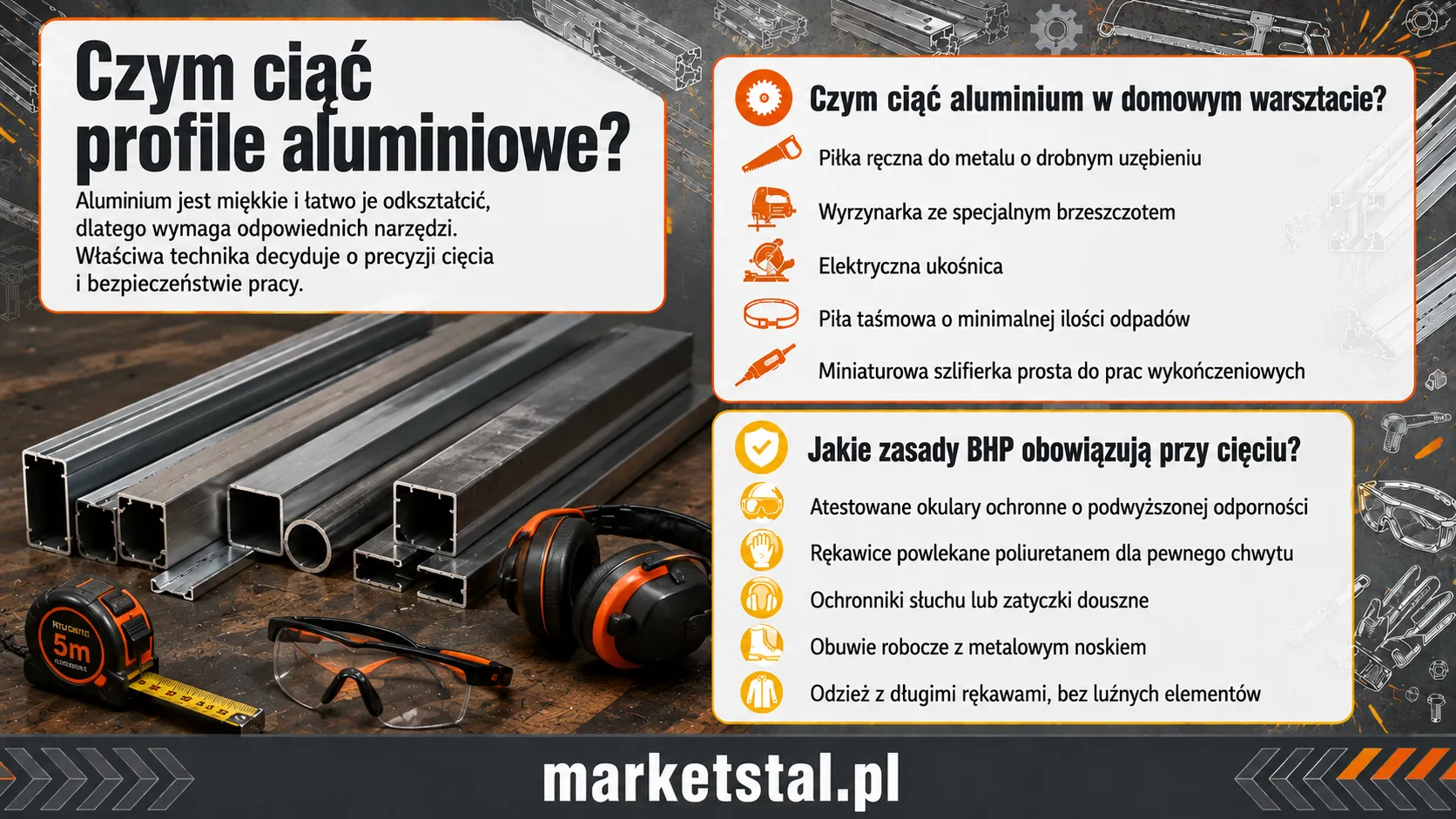 Czym ciąć profile aluminiowe?